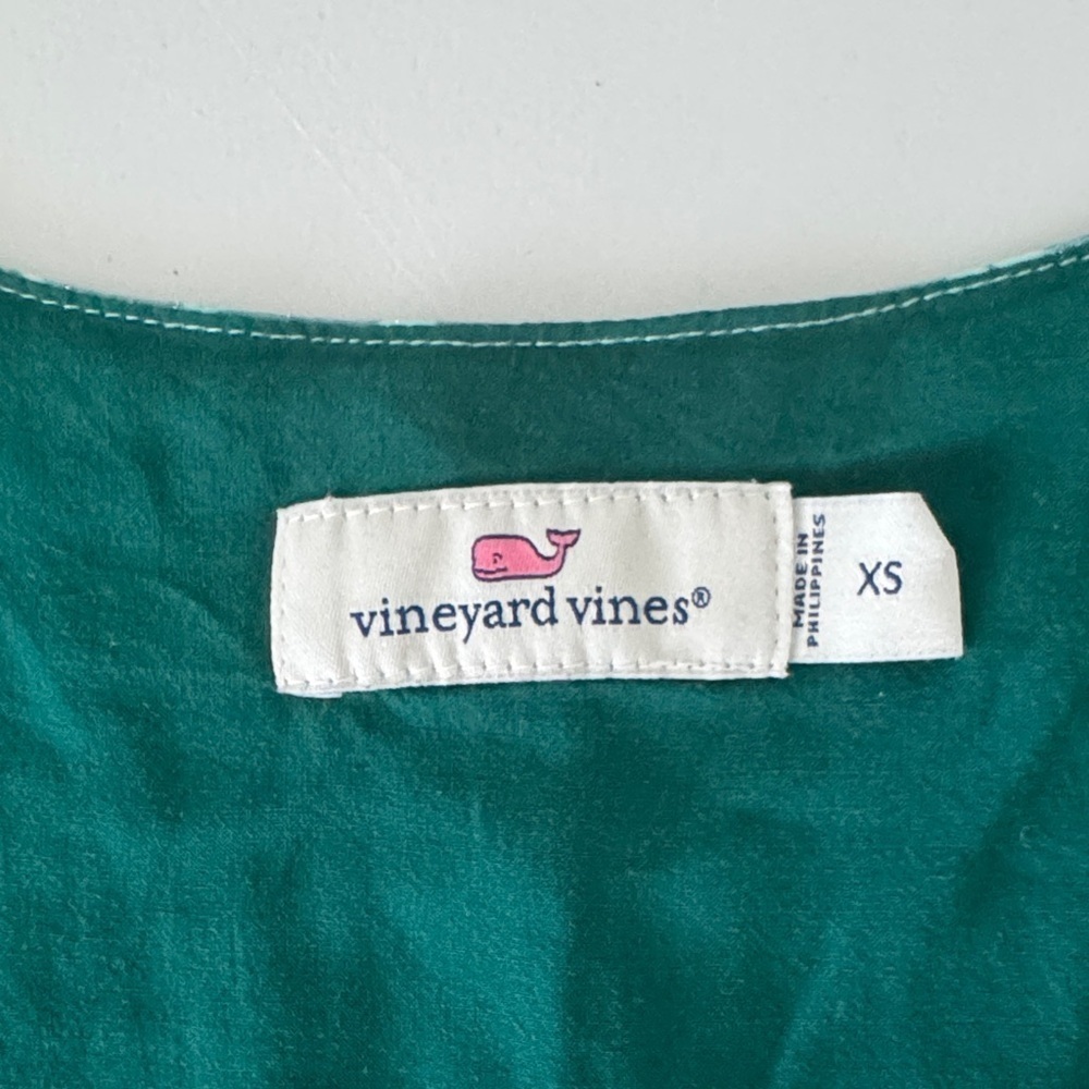 Vineyard Vines Teal Long Sleeve Dress - Picture 12 of 12